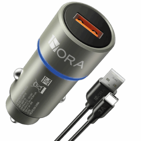 GAR116 CARGADOR AUTO TIPO C 3A